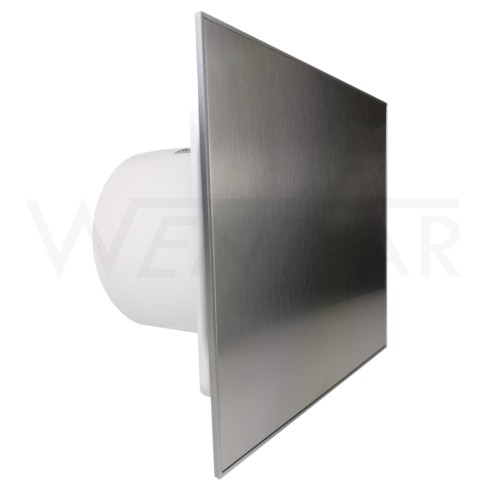 Przejdź do produktu Cichy wentylator łazienkowy - z wyłącznikiem czasowym - Silent KWS 100 T - z panelem Trax PTI - k. inox