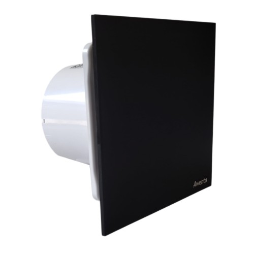 Przejdź do produktu Cichy wentylator łazienkowy - Silent KWS 125 - z panelem Trax PTCB - k. czarny mat