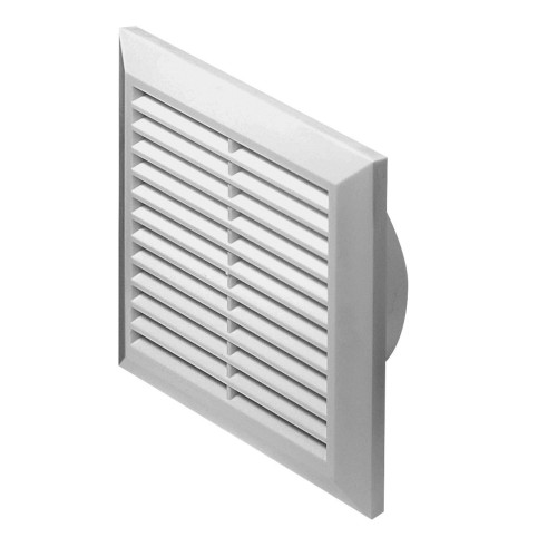Przejdź do produktu Kratka wentylacyjna - 170x170 mm z siatką i kołnierzem Ø 100 mm - Classic T61